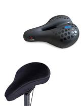 Kit Banco Bike Premium Macio + Capa Protetora Acte Sports