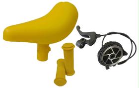 Kit Banco Punho e Freio Dianteiro Aro 12 Bicicletas Nathor Kit Banco Punho e Freio Dianteiro Aro 12 Bicicletas Nathor