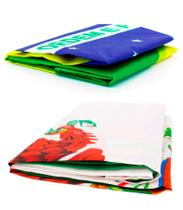Kit Bandeira Do Brasil + Bandeira Do México 150 X 90 Cm