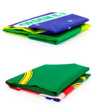 Kit Bandeira Do Brasil + Bandeira Portugal 150 X 90 Cm