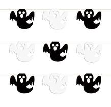 Kit Bandeirinha Halloween Fantasma Brancopreto 10 Pacotes 5