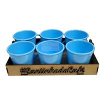 Kit Bandeja c/6 Xícaras Cantinho do Café. Kit Bandeja c/6 Xícaras Cantinho do Café.