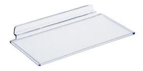 Kit Bandeja Calçado Adulto Acilico Reto 26x14cm kit:20 Pçs