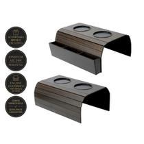 Kit Bandeja Esteira Flexível Braço De Sofá Com Porta Copos E Controle Cor Marrom Tabaco Kit Bandeja Esteira Flexível Braço De Sofá Com Porta Copos E Controle Cor Marrom Tabaco