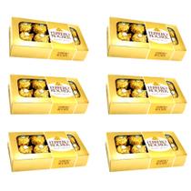 Kit Bandeja Ferrero Rocher Chocolate - 6cx c/ 8 Bombons Cada