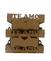 Kit Bandeja Te Amo Cru Com 05 Unidades