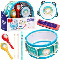 Kit Bandinha Divertida Infantil com 8 Instrumentos Musicais - Castela Kit Bandinha Divertida Infantil com 8 Instrumentos Musicais - Castela