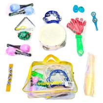 Kit Bandinha Percussão infantil 11 Instrumentos - SPANKING Kit Bandinha Percussão infantil 11 Instrumentos - SPANKING