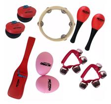 Kit Bandinha Rítmica Infantil Percussão Lt6 X-pro 6 Peças