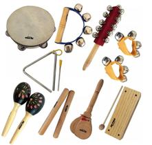Kit Bandinha Rítmica Lt9 X-pro 9 Peças Infantil Kit Bandinha Rítmica Lt9 X-pro 9 Peças Infantil