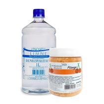 Kit Banheira 1L Espuma Banho E Sais de Banho Pitanga 900gr