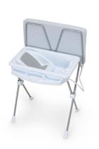 Kit Banheira Classic Bebê Branca Suporte com Trocador e Redutor Galzerano