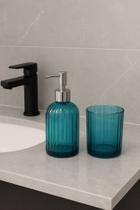 Kit banheiro 2PÇ porta sabonete liquido e porta escova Kit banheiro 2PÇ porta sabonete liquido e porta escova