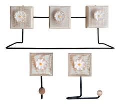 Kit Banheiro 3 Peças Toalheiro Cabideiro Porta Papel Papel Kit Banheiro 3 Peças Toalheiro Cabideiro Porta Papel Papel