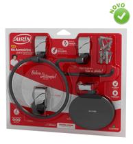 Kit banheiro 4 pecas pt/cr sofisticato Kit banheiro 4 pecas pt/cr sofisticato