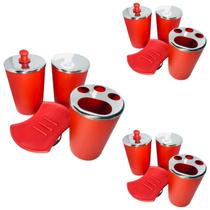 Kit Banheiro Bancada Organizador Conjunto Acessórios 3 Kits Kit Banheiro Bancada Organizador Conjunto Acessórios 3 Kits