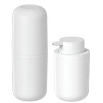 Kit Banheiro Bold Plástico Porta Escova Dispenser Sabonete