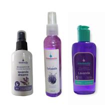 Kit Banheiro Cheiroso Lavanda 1 Bloqueador de Odor + 1 Aromatizador Spray + 1 Limpador - Envio Já