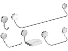 Kit Banheiro Deca Net Cromado - 5 Peças