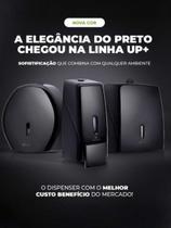 Kit banheiro dispenser papel higienico rolão, papel toalha,saboneteira e suporte álcool gel up+ dark Kit banheiro dispenser papel higienico rolão, papel toalha,saboneteira e suporte álcool gel up+ dark