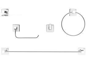 Kit Banheiro Docol Trip Cromado 5 Peças