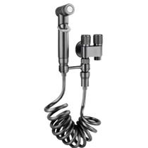 KIT BANHEIRO Ducha Higiênica Torneira Duas Saídas De 1/2 Mm Com Registro Conjunto De Pulverizador
