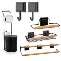 Kit Banheiro Eco Design com 6 Acessórios ~ Arthi Kit Banheiro Eco Design com 6 Acessórios ~ Arthi
