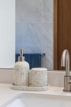 Kit Banheiro Elegante de Pedra - ESPRESSIONE - 20X11,8X14,4 cm Kit Banheiro Elegante de Pedra - ESPRESSIONE - 20X11,8X14,4 cm