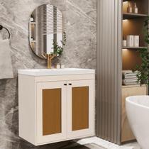 Kit Banheiro Hermes Off White Cedro