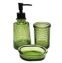 Kit Banheiro Lavabo Dispenser Sabonete Liquido Saboneteira Kit Banheiro Lavabo Dispenser Sabonete Liquido Saboneteira