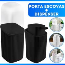 Kit Banheiro - Lavabo Porta Sabonete Dispenser, Porta Escova De Dentes Moderno De Luxo Kit Banheiro - Lavabo Porta Sabonete Dispenser, Porta Escova De Dentes Moderno De Luxo