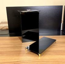 Kit Banheiro Lixeira de acrílico 7 litros + Bandeja de lavabo Retro - Preta Kit Banheiro Lixeira de acrílico 7 litros + Bandeja de lavabo Retro - Preta