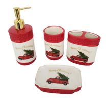 Kit Banheiro Natal 4 Peças 4 Peças