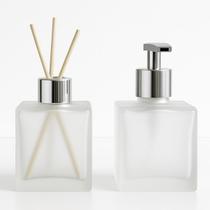 Kit Banheiro Porta Sabonete Líquido Aromatizador De Ambiente Kit Banheiro Porta Sabonete Líquido Aromatizador De Ambiente