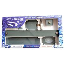 Kit Banheiro Vidro Colorati 5 Pecas Fume