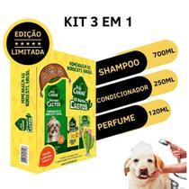 Kit Banho 3 em 1 Cachorro Shampoo Condicionador PróCanine Kit Banho 3 em 1 Cachorro Shampoo Condicionador PróCanine