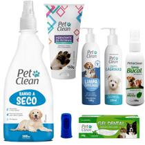 Kit Banho a Seco para Cães e Gato Pet Clean