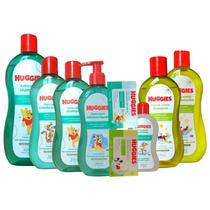 Kit Banho Bebê Huggies Completo com 9 Itens