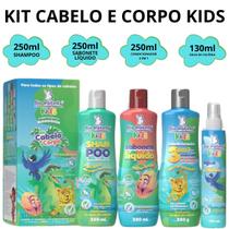 Kit Banho Cabelo Corpo Kids Para Cuidado Criança Maternidade - Bio Instinto