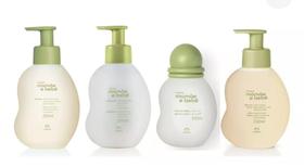 Kit Banho Com Colônia Para Bebês Natura - Fragrância Suave Kit Banho Com Colônia Para Bebês Natura - Fragrância Suave