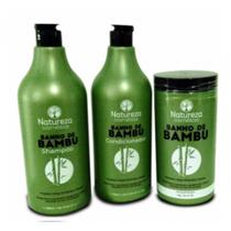 Kit banho de bambú 3 passos