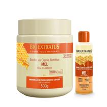 Kit Banho de Creme Mel Bio Extratus 500g +Umectante Bifásico Kit Banho de Creme Mel Bio Extratus 500g +Umectante Bifásico
