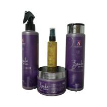 Kit Banho De Seda Mais Reparador Serum Ouro 4 Itens Kit Banho De Seda Mais Reparador Serum Ouro 4 Itens