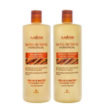 Kit banho de verniz 1litro (shamp+condicionador )