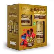 Kit Banho de Verniz Forever Liss Shampoo 300ml + Máscara 250g