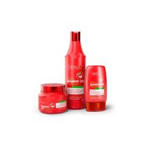 Kit Banho de Verniz Morango Brilho Extremo Forever Liss Kit Banho de Verniz Morango Brilho Extremo Forever Liss