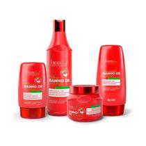 Kit Banho De Verniz Morango Completo Forever Liss