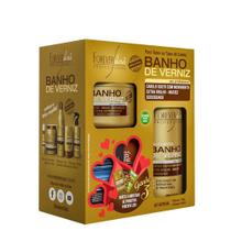 Kit Banho de Verniz Shampoo 300ml + Máscara 250g - Forever Liss