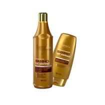 Kit Banho de Verniz Shampoo e Condicionador Forever Liss