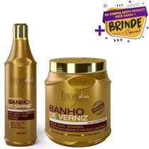 Kit Banho De Verniz Shampoo + Máscara Forever Liss Original! Kit Banho De Verniz Shampoo + Máscara Forever Liss Original!